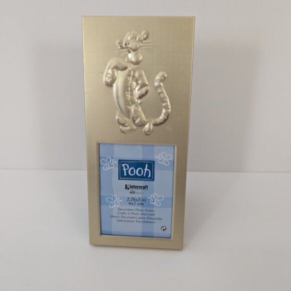 Disney Winnie the Pooh Tigger Silver Metal 3D Picture Frame - Picture 1 of 6
